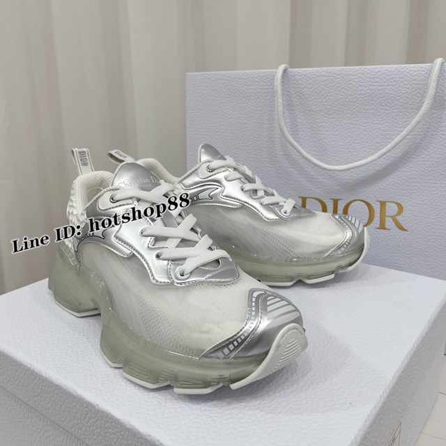 Dior2022早春最新款運動鞋 透視Bling Bling 迪奧女士休閒鞋 dx1907